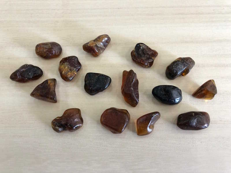 Rodado Ámbar Indonesia 2 cm aprox